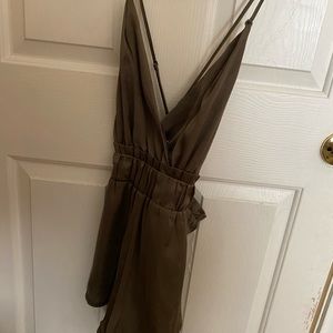 Silk romper
